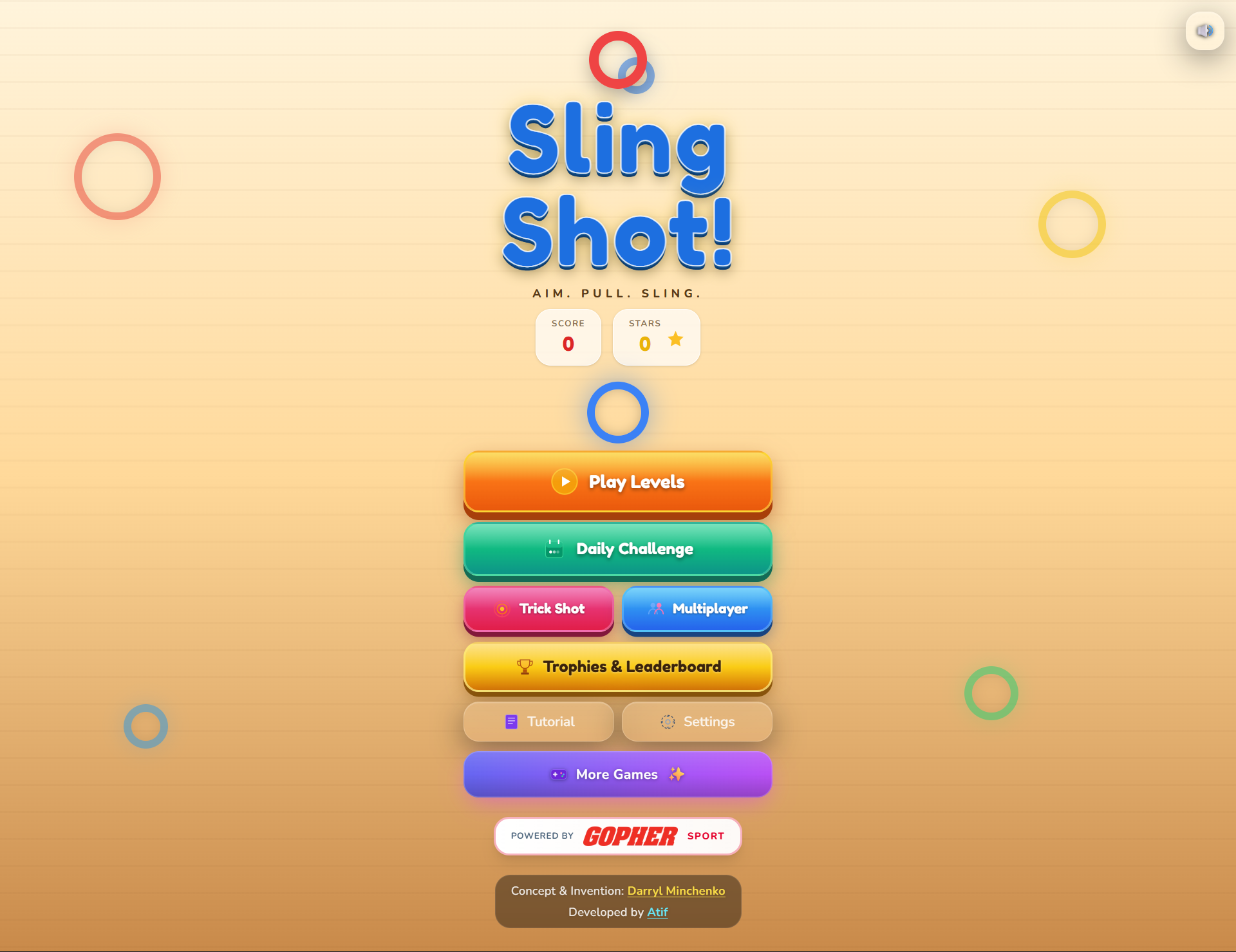 SlingShot gameplay screenshot
