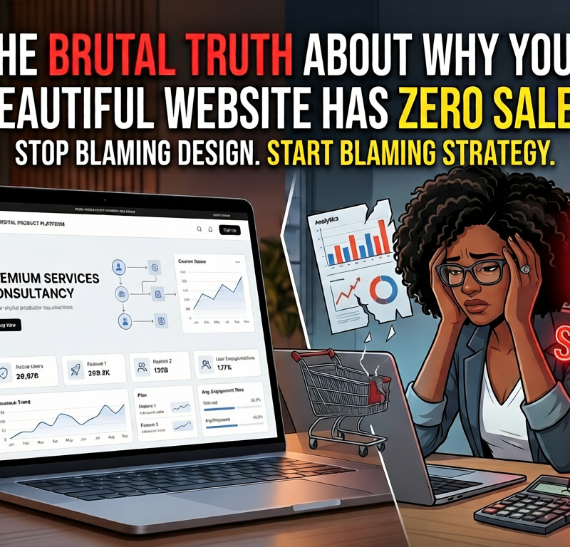 The brutal truth about why your beautiful website has zero sales
