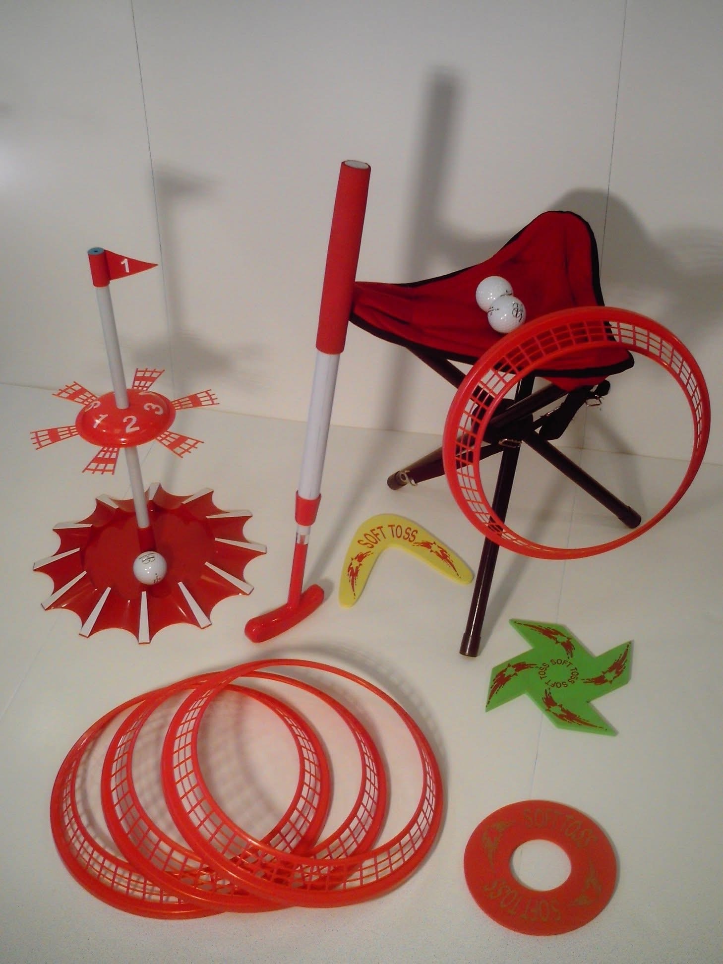 Families playing TeeterToss