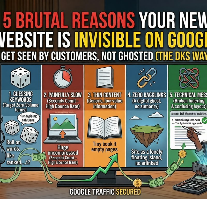 5 brutal reasons your new website is invisible on Google