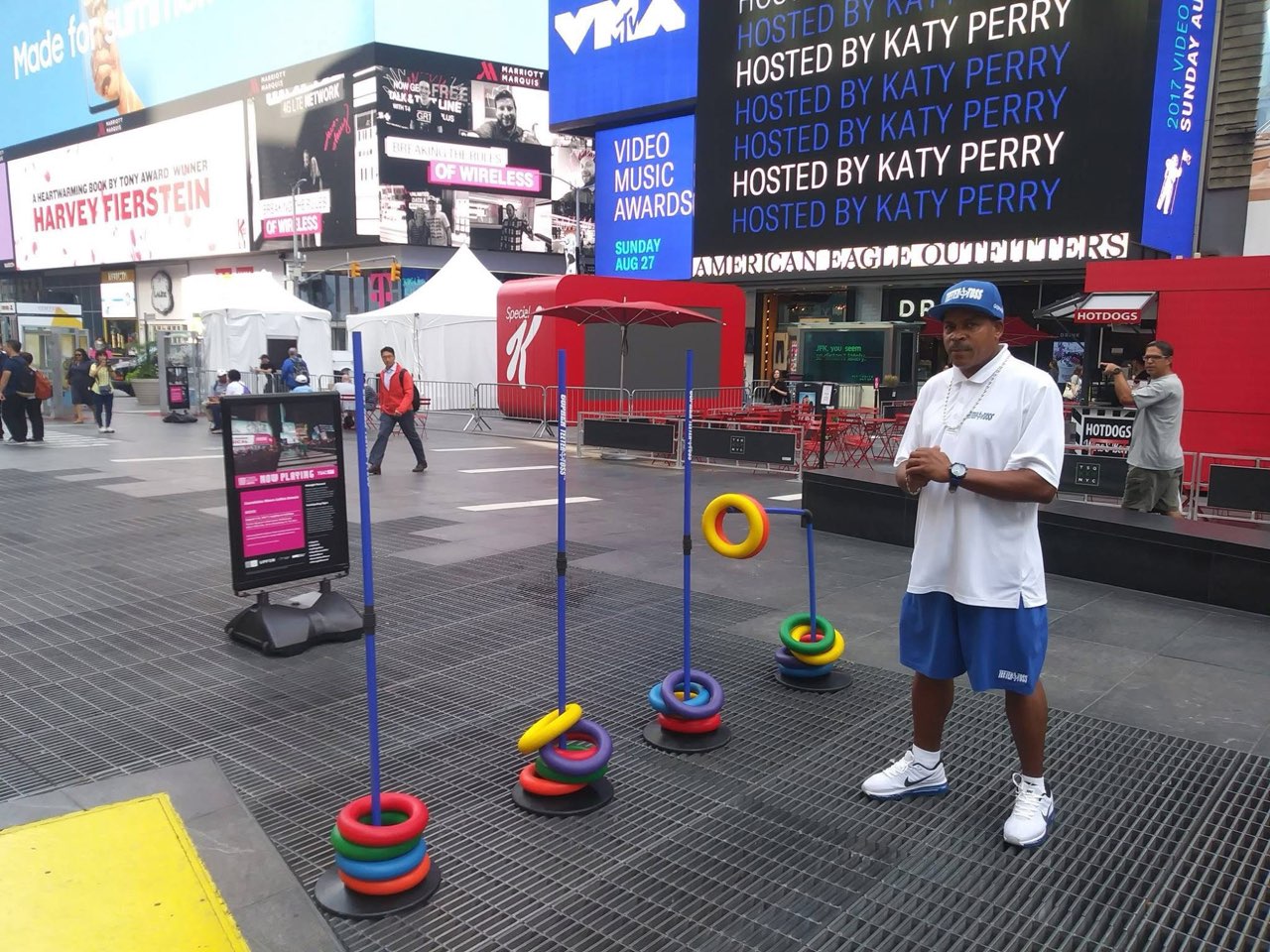 TeeterToss demo booth