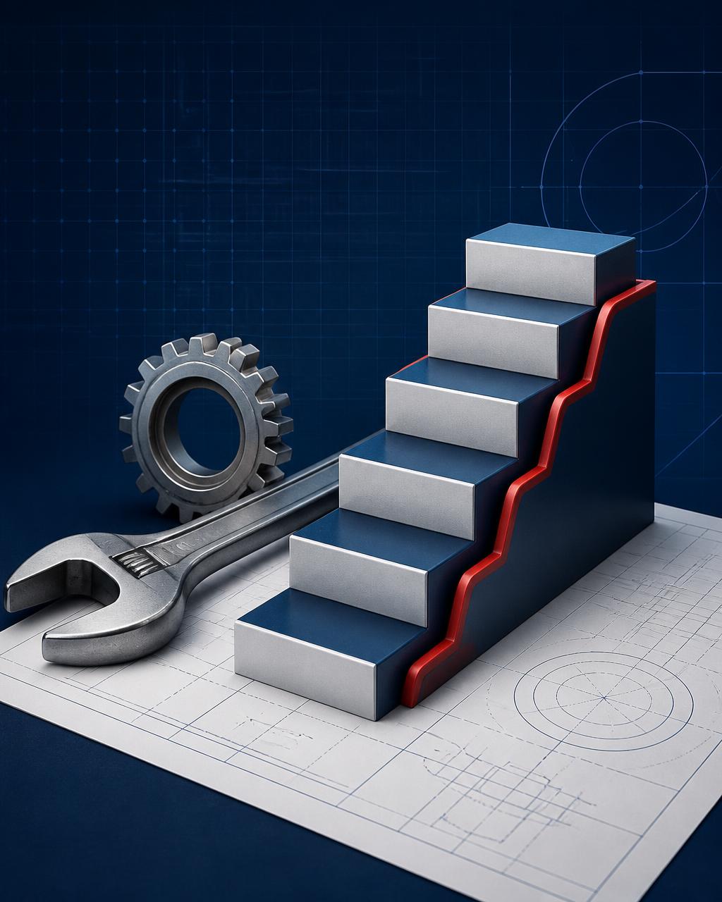 The Inventor's Build Cheat Chart — digital product poster