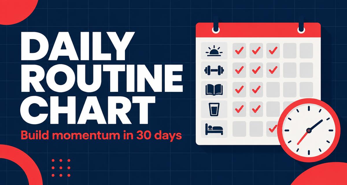 A daily routine chart for adults who have tried and quit before