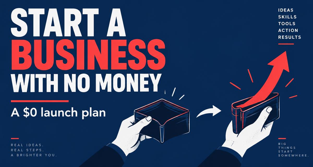 How to Start a Business With No Money: A Practical 7-Step Plan