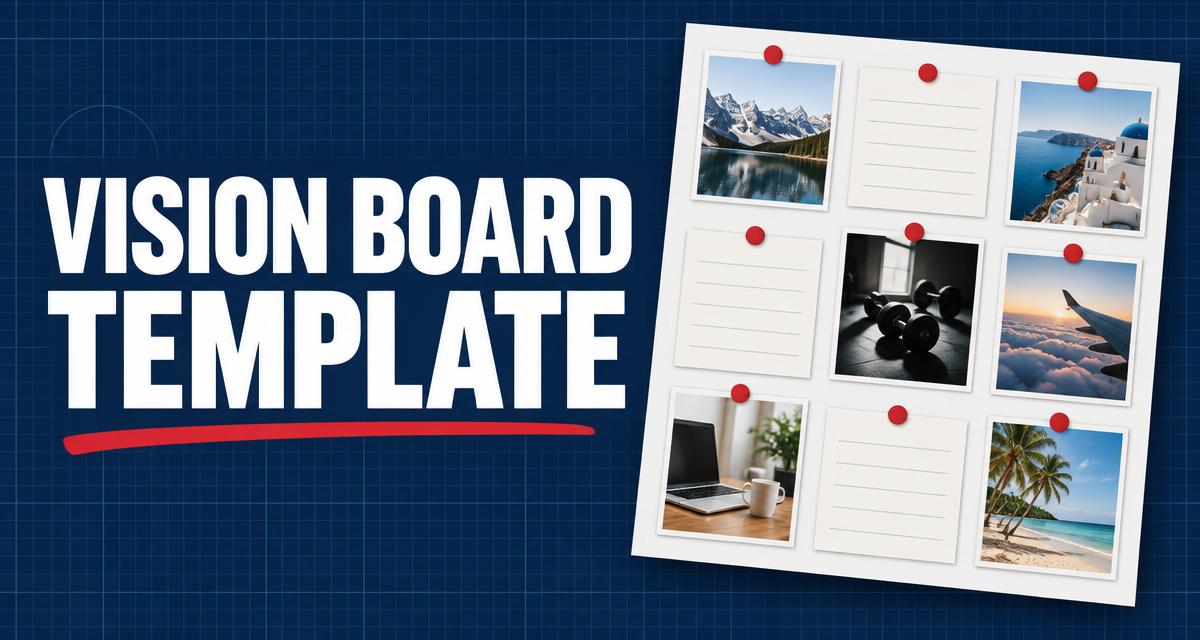Vision Board Template: How to Make One That Actually Works