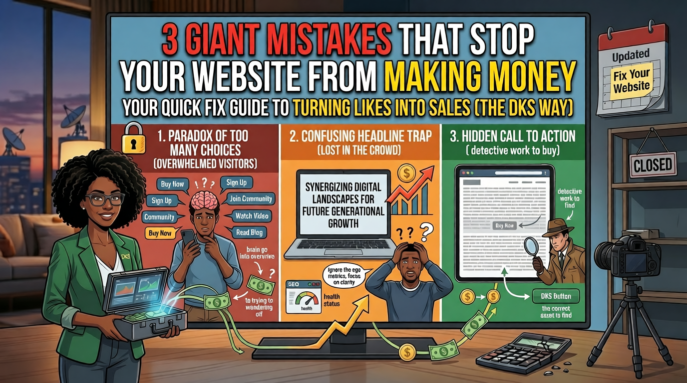 3 Giant Mistakes That Stop Your Website From Making Money
